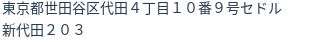 住所(登記所在地)