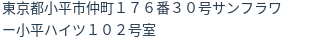 住所（登記所在地）