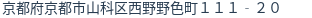 住所(登記所在地)
