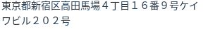 住所(登記所在地)