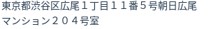 住所(登記所在地)
