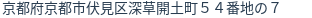 住所（登記所在地）