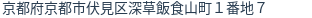 住所(登記所在地)