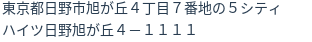 住所(登記所在地)