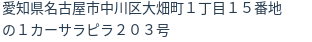住所(登記所在地)