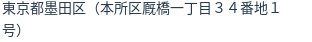 住所(登記所在地)