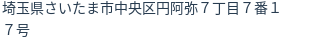 住所(登記所在地)