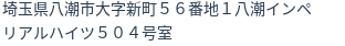 住所(登記所在地)