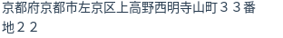 住所(登記所在地)