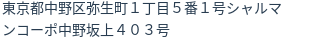 住所(登記所在地)