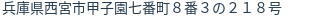 住所(登記所在地)