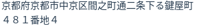 住所（登記所在地）