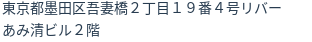 住所(登記所在地)