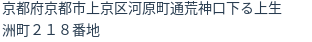 住所(登記所在地)