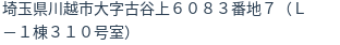住所（登記所在地）
