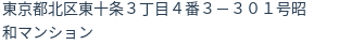 住所（登記所在地）