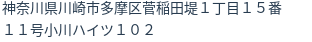 住所(登記所在地)