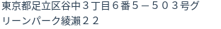 住所(登記所在地)