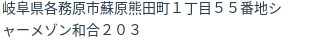 住所（登記所在地）