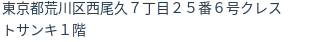 住所(登記所在地)