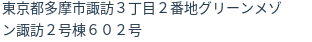 住所(登記所在地)
