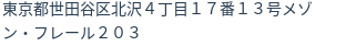 住所(登記所在地)
