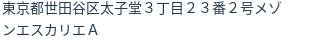住所(登記所在地)