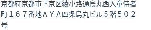 住所（登記所在地）
