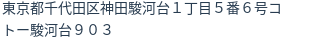 住所（登記所在地）