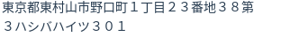 住所(登記所在地)