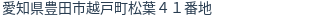 住所(登記所在地)
