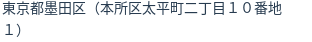 住所（登記所在地）