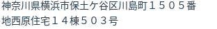 住所(登記所在地)