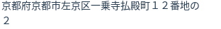住所(登記所在地)