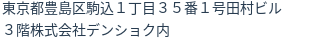 住所（登記所在地）