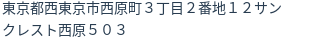 住所(登記所在地)