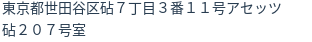 住所(登記所在地)