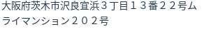 住所（登記所在地）