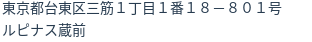 住所（登記所在地）