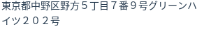 住所（登記所在地）