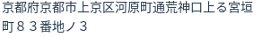 住所(登記所在地)