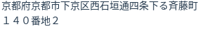 住所（登記所在地）