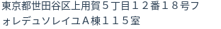 住所(登記所在地)