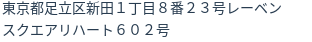 住所(登記所在地)