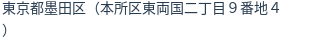 住所(登記所在地)