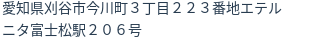 住所（登記所在地）