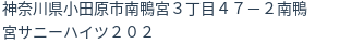 住所（登記所在地）