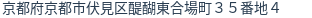 住所(登記所在地)