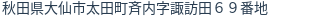 住所（登記所在地）