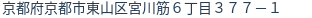 住所（登記所在地）